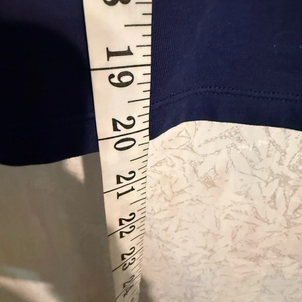 Lilly Pulitzer Navy Long-Sleeve Tee with Gold Elephant Motif, So Cute, Youth XL